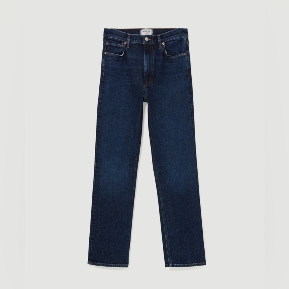 NWT Agolde High Rise Stovepipe Jeans in Song size 25